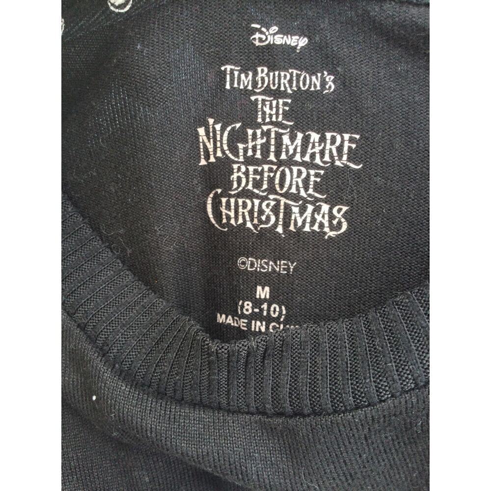 Disney sleepwear M sweater night gown black purple nightmare before‎ Christmas - Picture 6 of 12